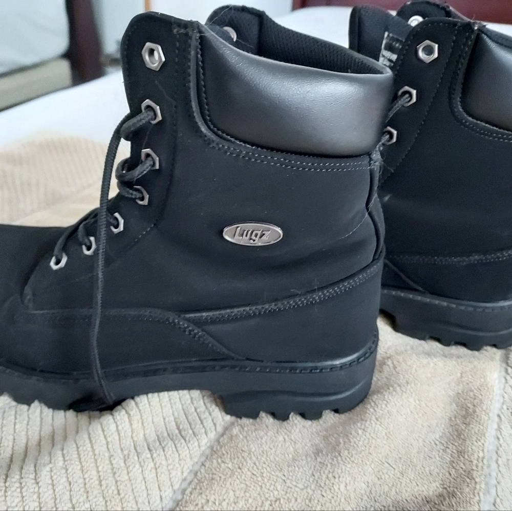Lugs Women Black Boots 10